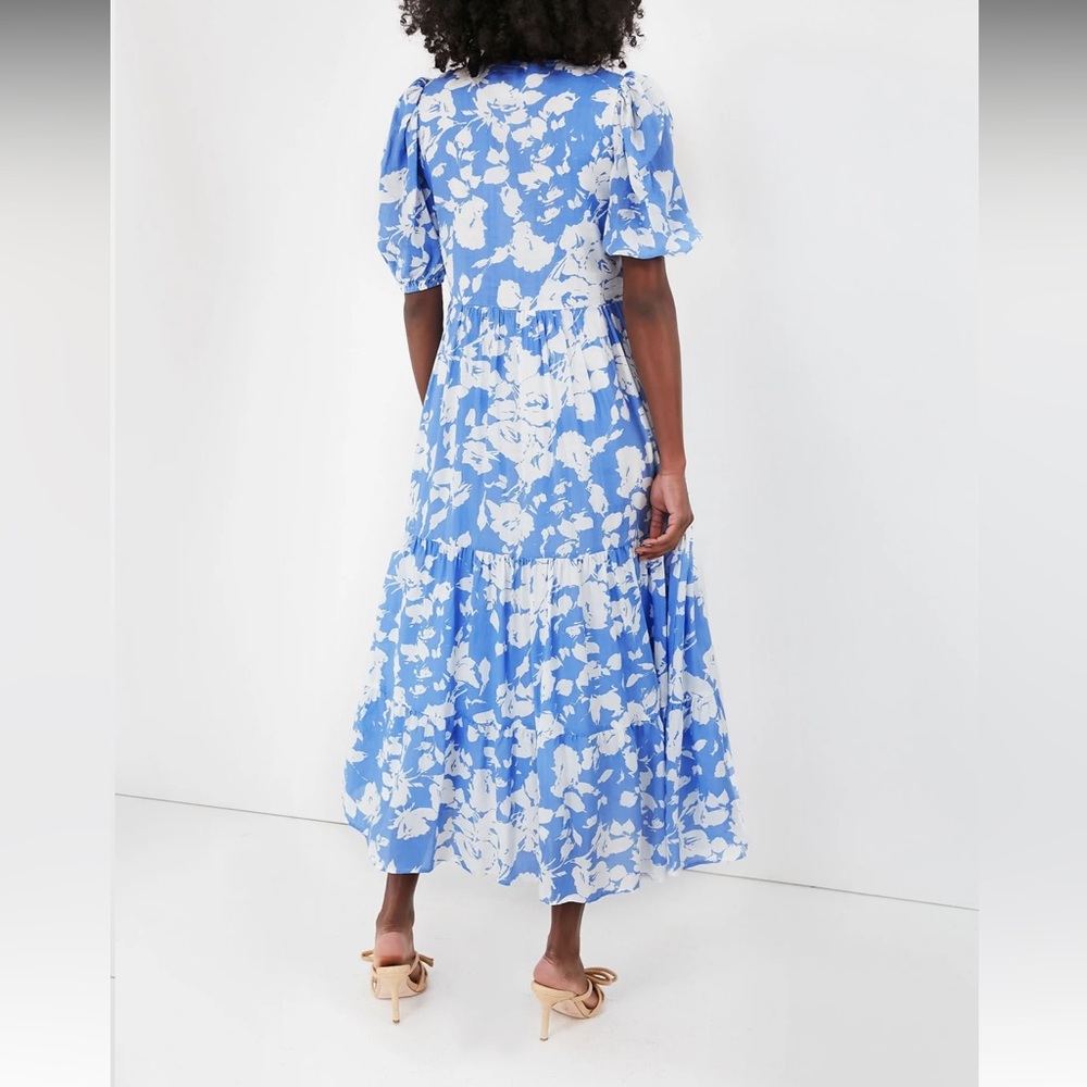 HYACINTH HOUSE
Blue and White Floral Cisco Maxi Dress - Picture 6 of 13